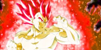 Vegeta Super Saiyan God in Dragon Ball Super Movie
