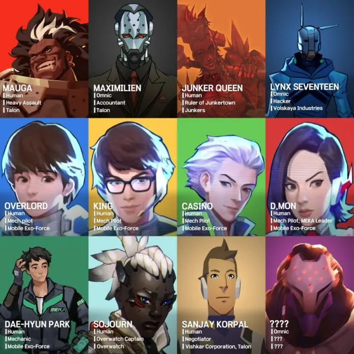overwatch 2 characters