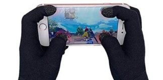 mobile gaming gloves