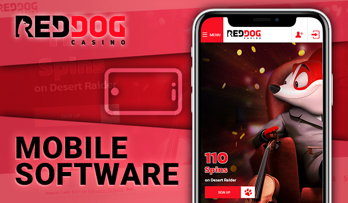 Red Dog Casino mobile app